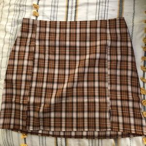 Plaid skirt